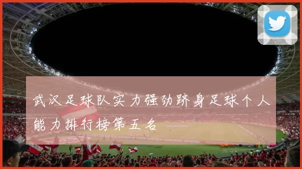 武汉足球队实力强劲跻身足球个人能力排行榜第五名